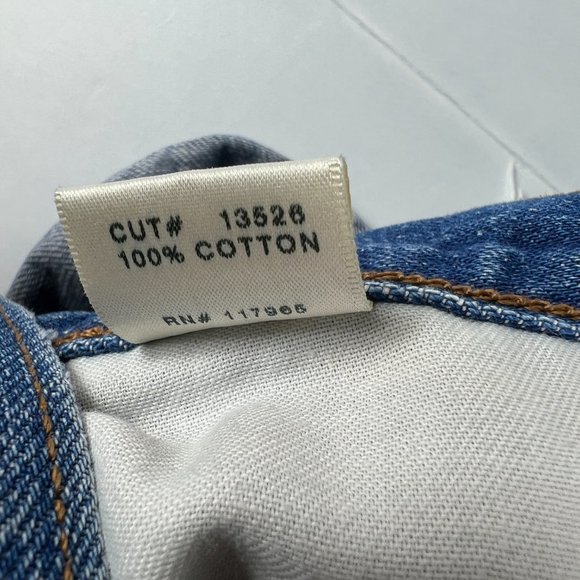 J Brand Jean Shorts Women 29 Libra Mid Rise Blue Distressed Cut Off Denim Cotton - Picture 6 of 15